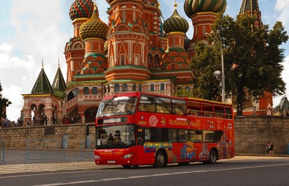 Экскурсия по Москве на двухэтажном автобусе City Sightseeing